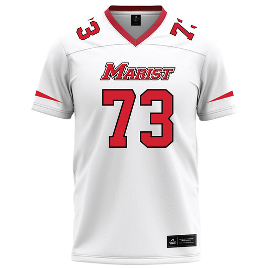 Marist - NCAA Football : Parish Souza - White Football Jersey-0