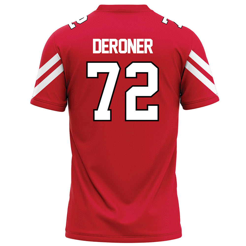 Marist - NCAA Football : Carson DeRoner - Red Football Jersey-1