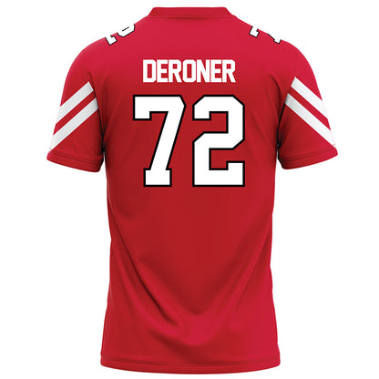 Marist - NCAA Football : Carson DeRoner - Red Football Jersey-1