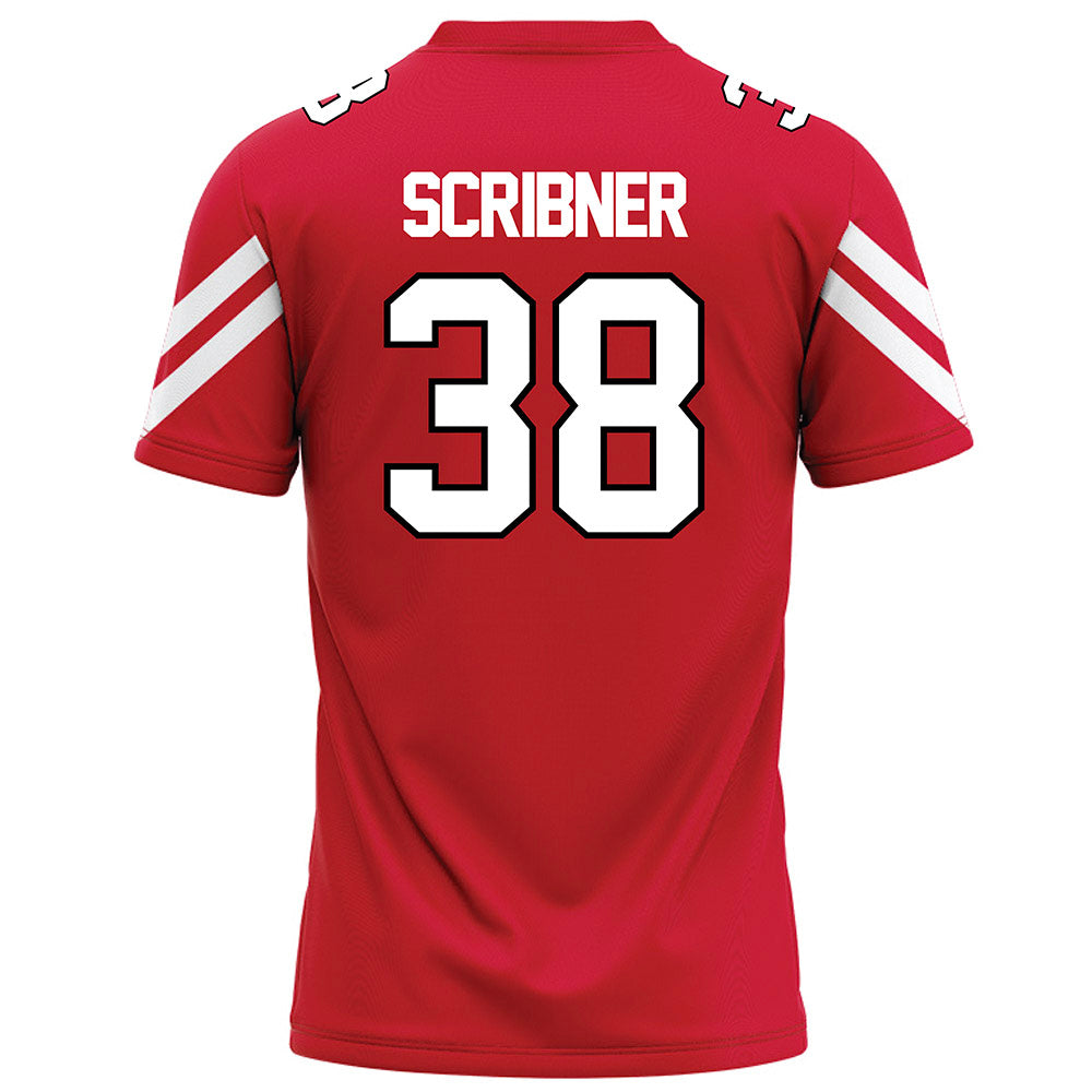 Marist - NCAA Football : Ryan Scribner - Red Football Jersey-1