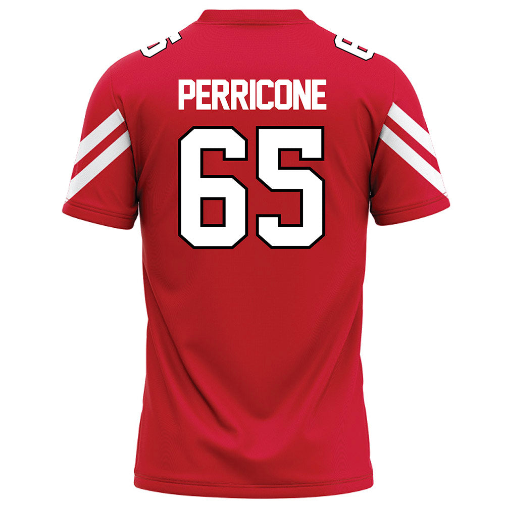 Marist - NCAA Football : Dominic Perricone - Red Football Jersey-1