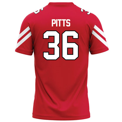 Marist - NCAA Football : Corey Pitts - Red Football Jersey-1