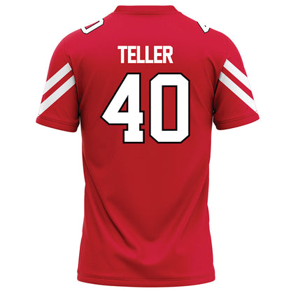 Marist - NCAA Football : Jack Teller - Red Football Jersey-1