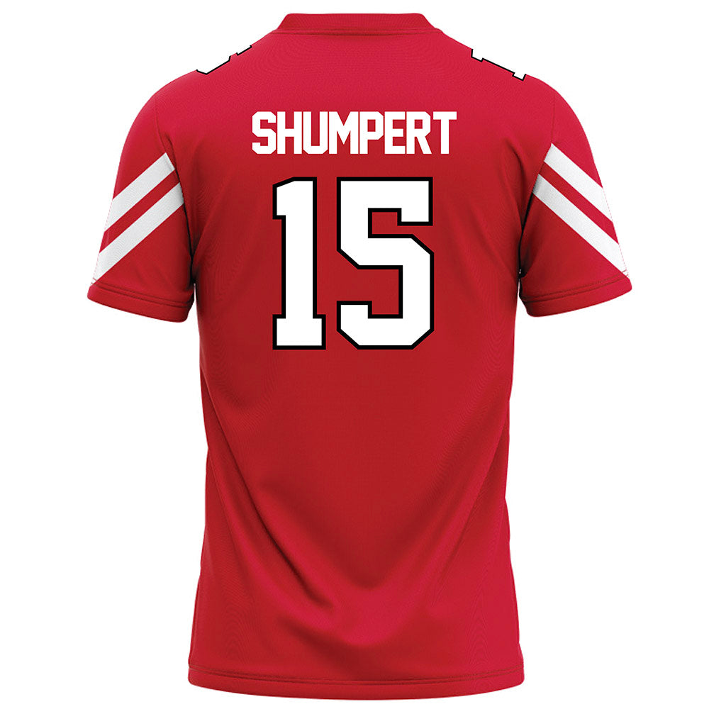 Marist - NCAA Football : Reed Shumpert - Red Football Jersey-1