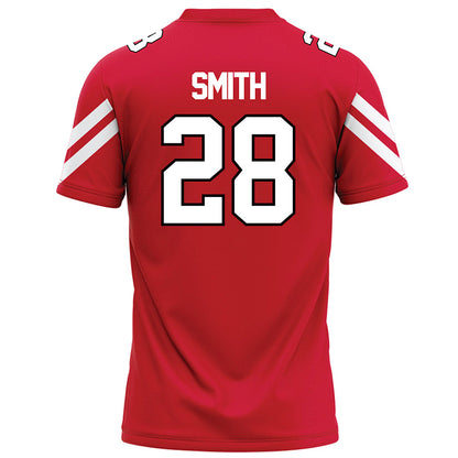 Marist - NCAA Football : Rechee Smith - Red Football Jersey-1