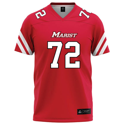 Marist - NCAA Football : Carson DeRoner - Red Football Jersey-0