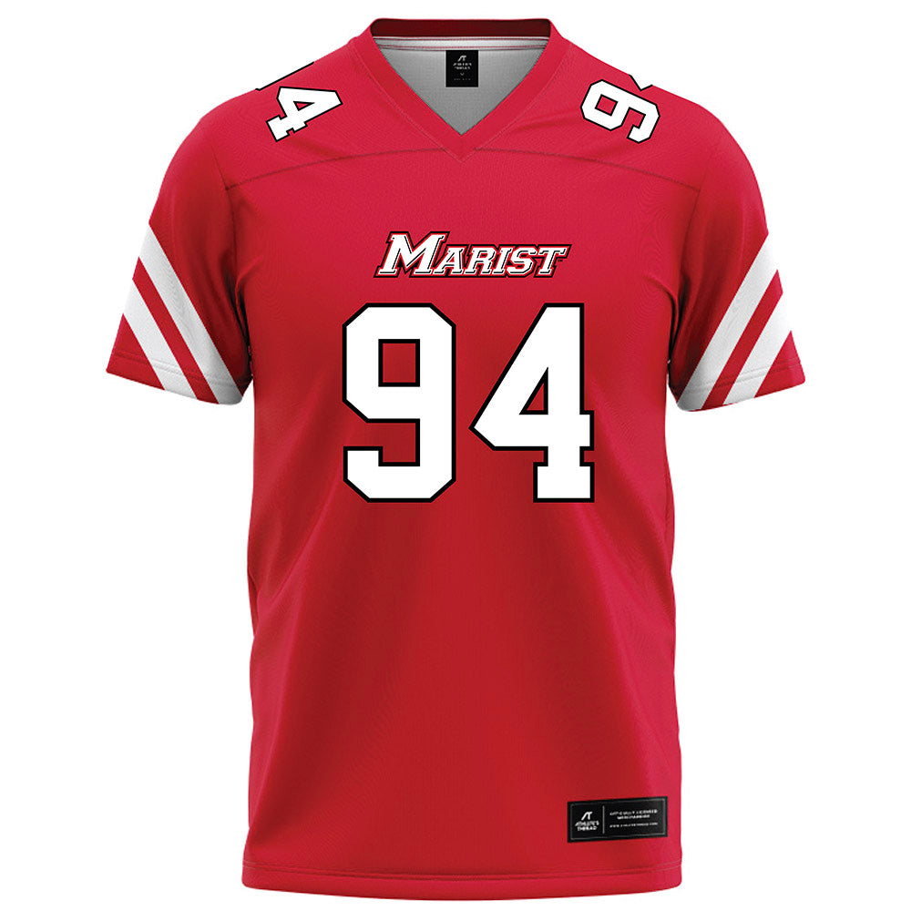 Marist - NCAA Football : Joey Patierno - Red Football Jersey-0