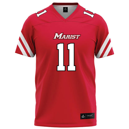 Marist - NCAA Football : Cameron Walter - Red Football Jersey-0