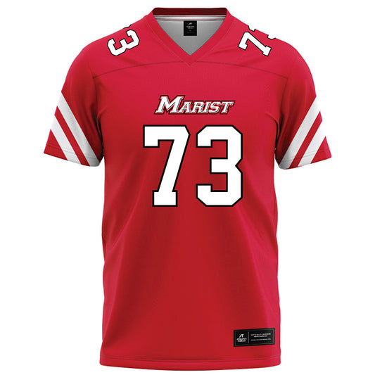 Marist - NCAA Football : Parish Souza - Red Football Jersey-0