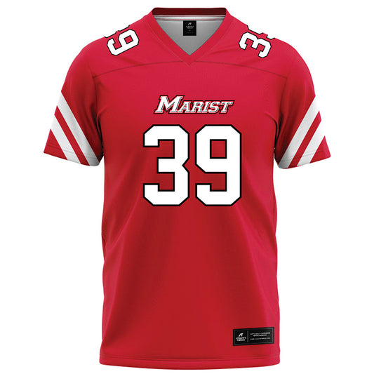 Marist - NCAA Football : Larmar Frazier - Red Football Jersey-0