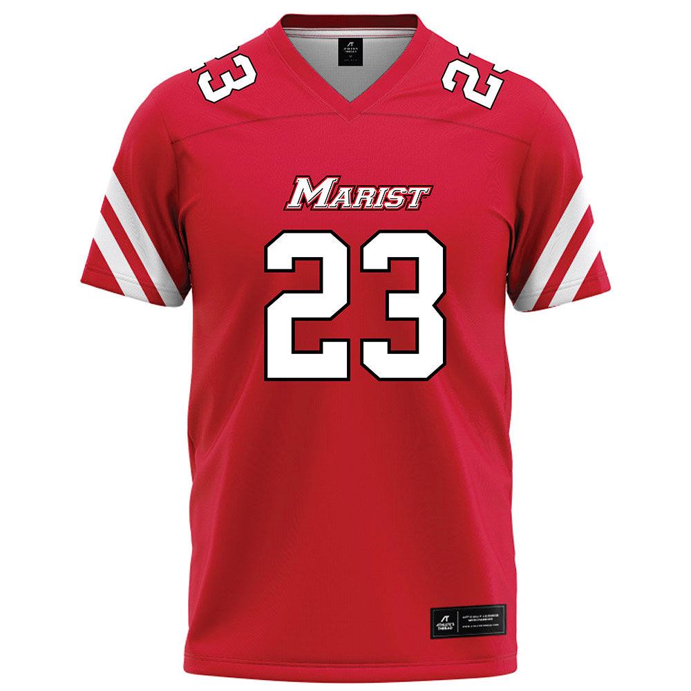 Marist - NCAA Football : Stephen Myers - Red Football Jersey-0