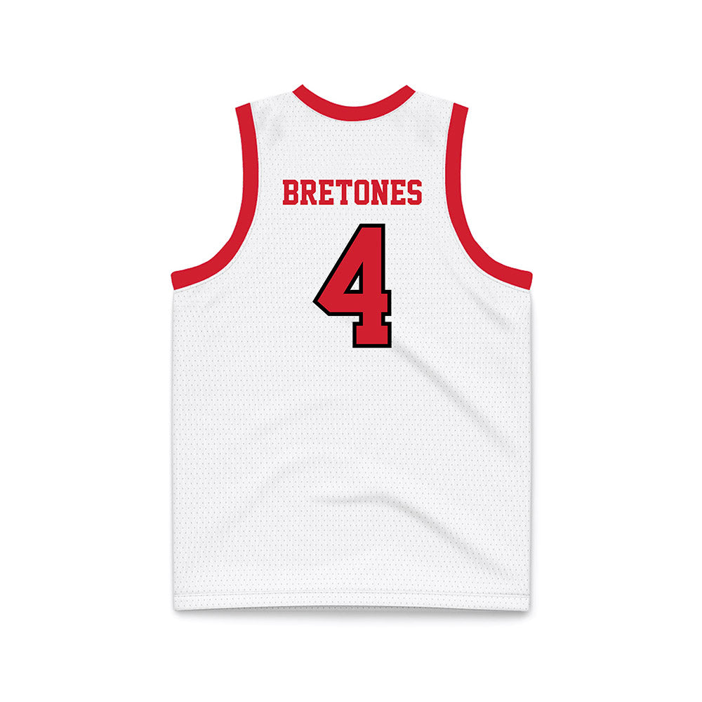 Marist - NCAA Women's Basketball : Kasey Bretones - White Basketball Jersey-1