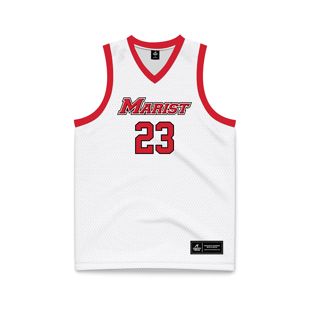 Marist - NCAA Women's Basketball : Lexie Tarul - White Basketball Jersey-0