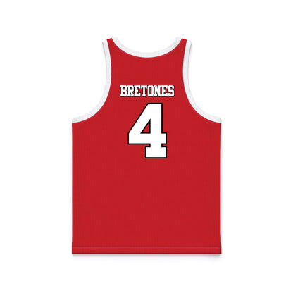 Marist - NCAA Women's Basketball : Kasey Bretones - Red Basketball Jersey-1