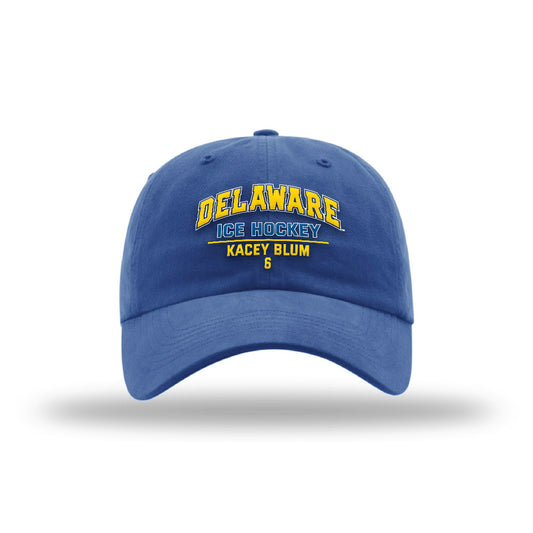 Delaware - NCAA Ice Hockey : Kacey Blum - Garment Washed Twill-0