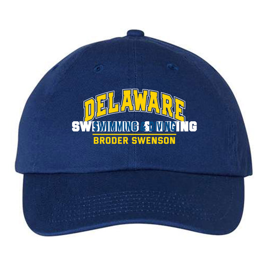 Delaware - NCAA Men's Swimming & Diving : Broder Swenson - Dad Hat-0