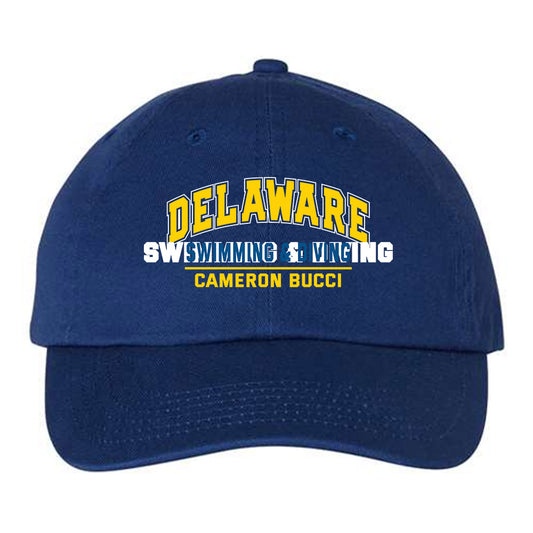 Delaware - NCAA Men's Swimming & Diving : Cameron Bucci - Dad Hat-0