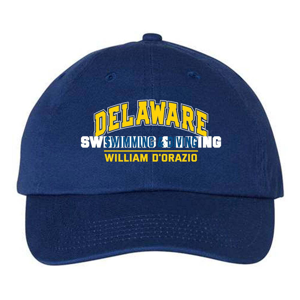 Delaware - NCAA Men's Swimming & Diving : William D'Orazio - Dad Hat-0