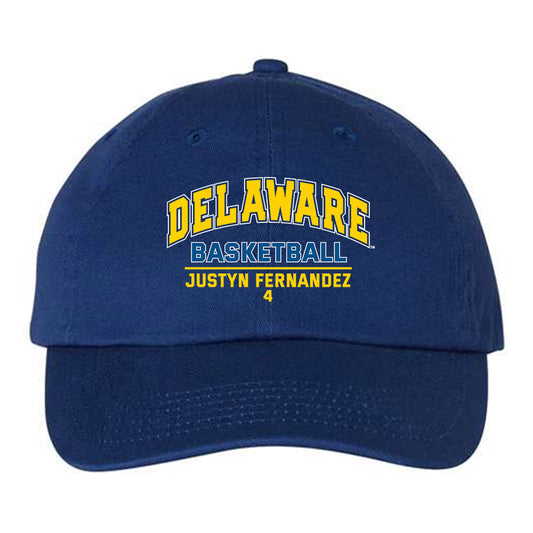 Delaware - NCAA Men's Basketball : Justyn Fernandez - Dad Hat-0