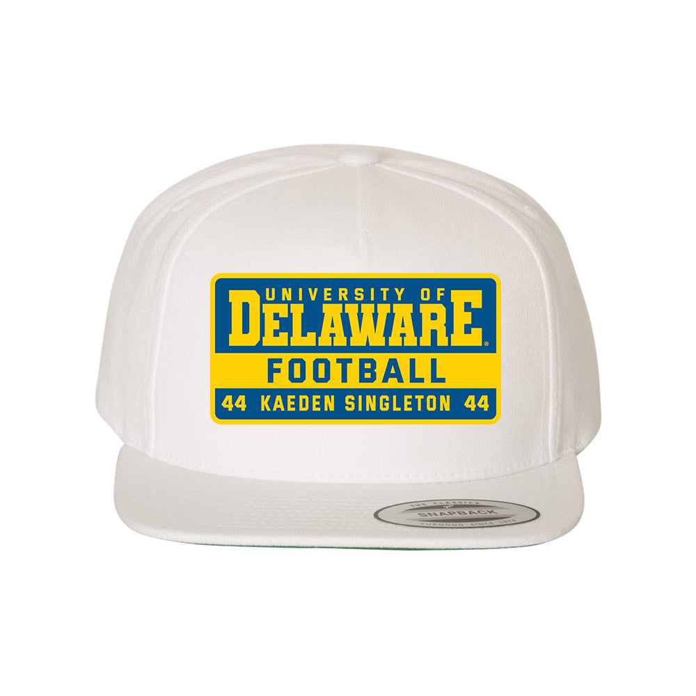 Delaware - NCAA Football : Kaeden Singleton - Snapback Hat-0