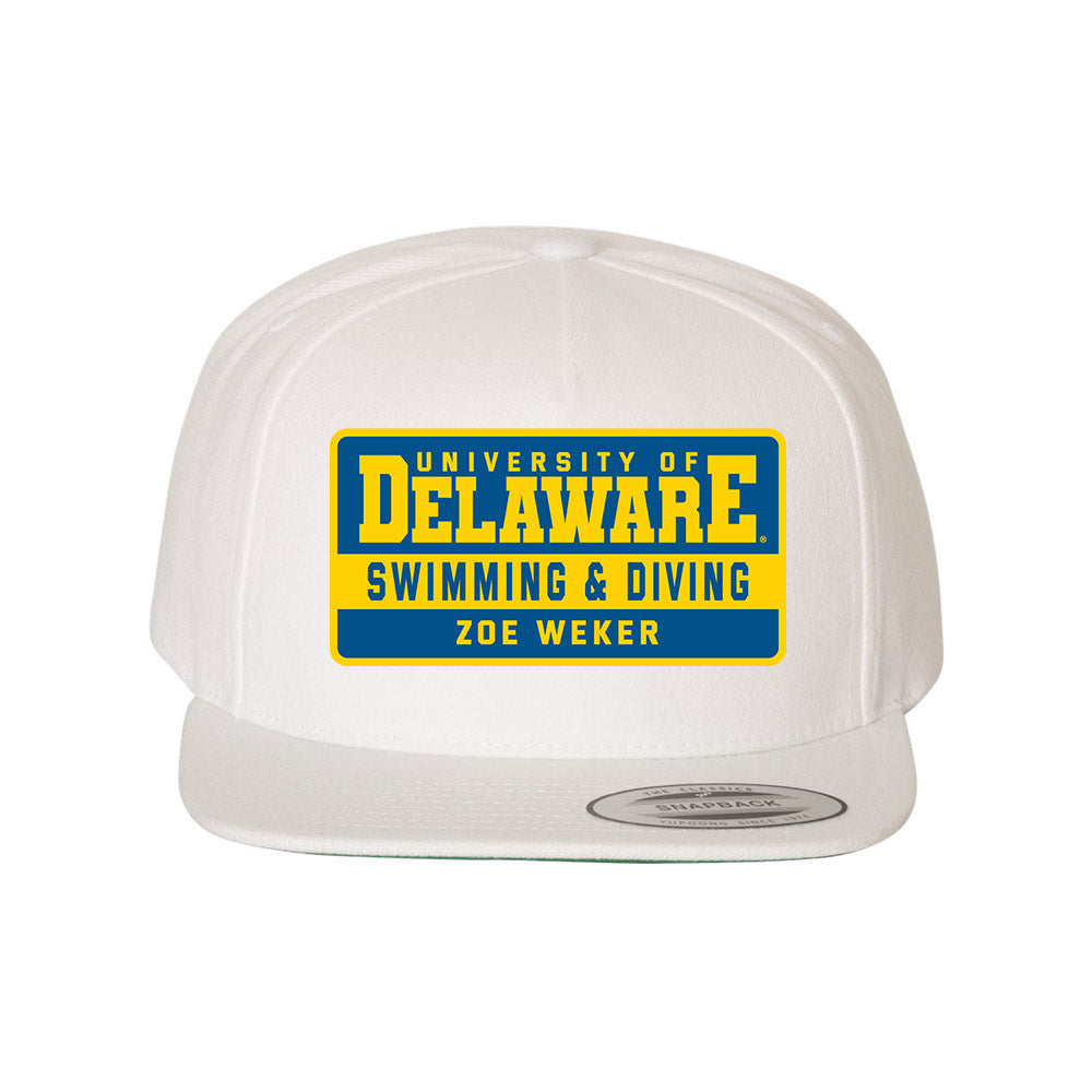 Delaware - NCAA Women's Swimming & Diving : Zoe Weker - Snapback Hat-0