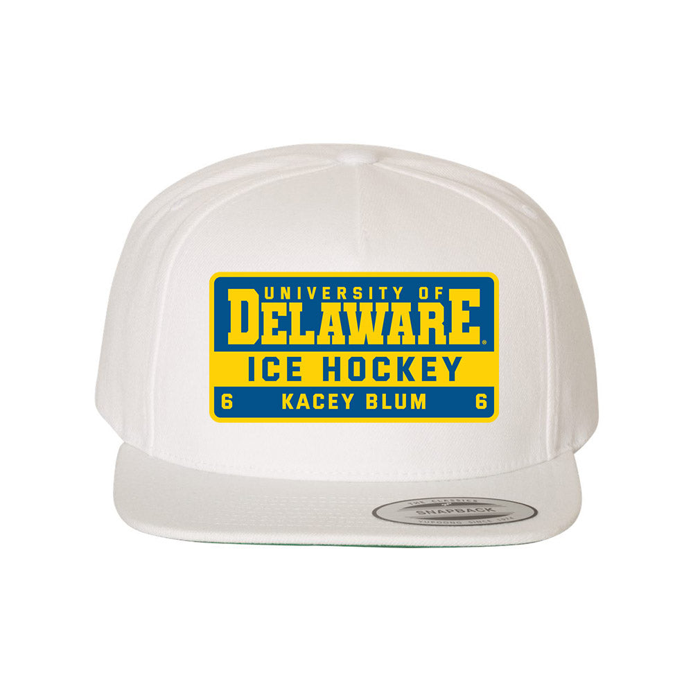 Delaware - NCAA Ice Hockey : Kacey Blum - Snapback Hat-0