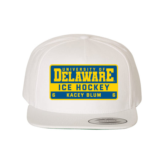 Delaware - NCAA Ice Hockey : Kacey Blum - Snapback Hat-0