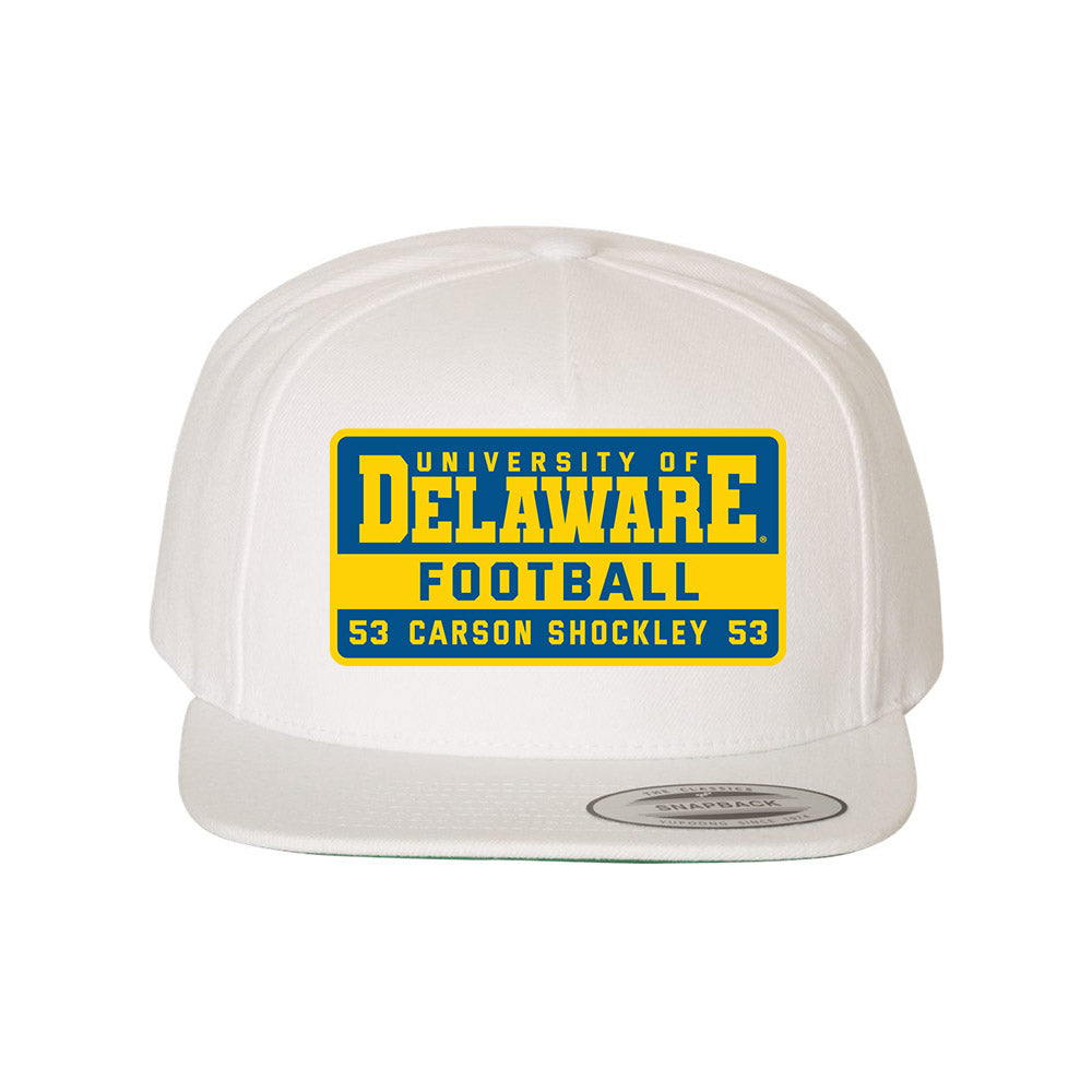 Delaware - NCAA Football : Carson Shockley - Snapback Hat-0