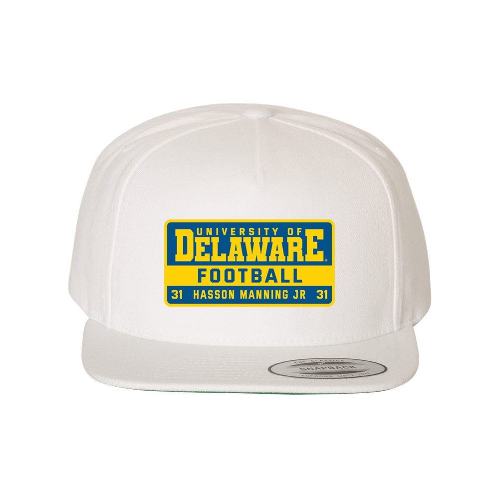 Delaware - NCAA Football : Hasson Manning Jr - Snapback Hat