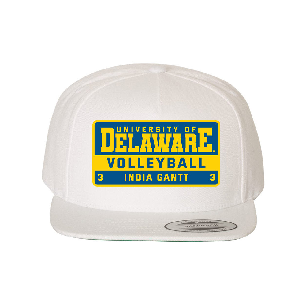 Delaware - NCAA Women's Volleyball : india Gantt - Snapback Hat-0