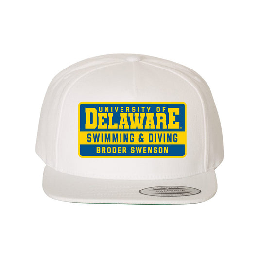 Delaware - NCAA Men's Swimming & Diving : Broder Swenson - Snapback Hat-0