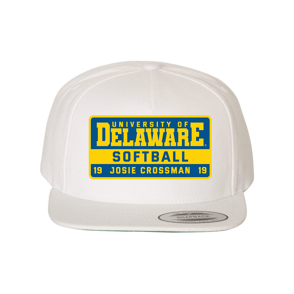 Delaware - NCAA Softball : Josie Crossman - Snapback Hat-0
