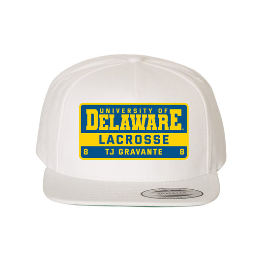Delaware - NCAA Men's Lacrosse : TJ Gravante - Snapback Hat-0