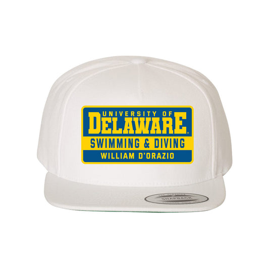 Delaware - NCAA Men's Swimming & Diving : William D'Orazio - Snapback Hat-0