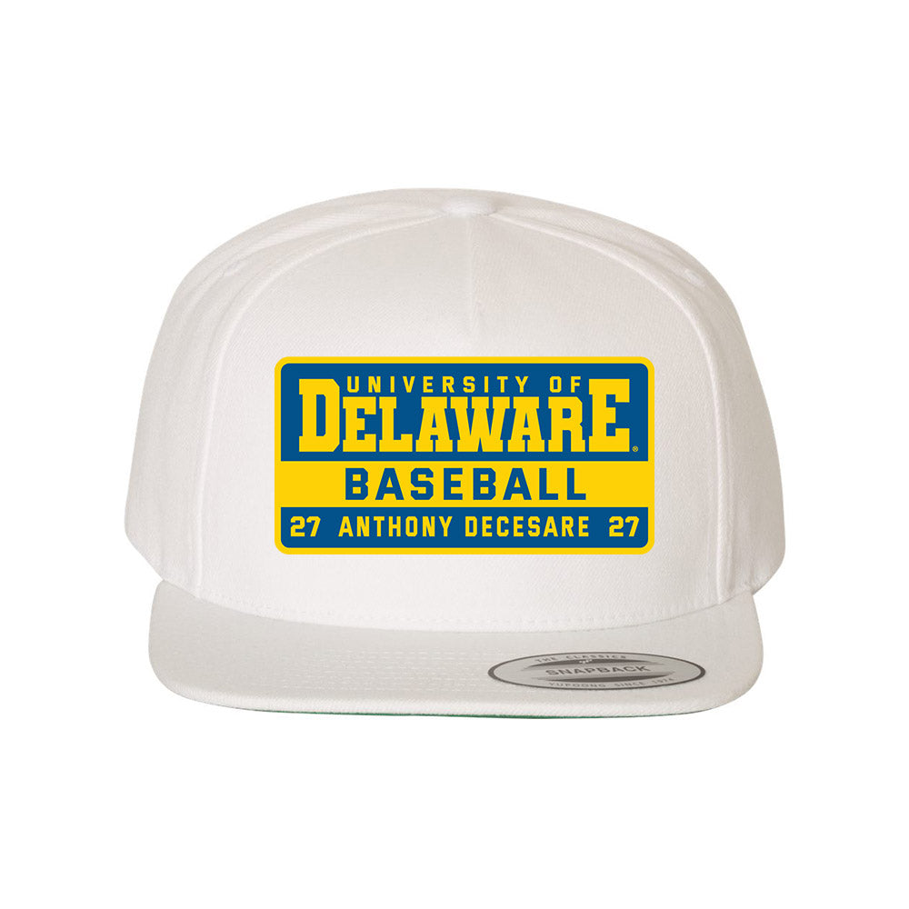 Delaware - NCAA Baseball : Anthony DeCesare - Snapback Hat-0