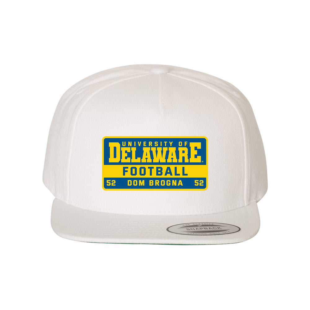 Delaware - NCAA Football : Dom Brogna - Snapback Hat