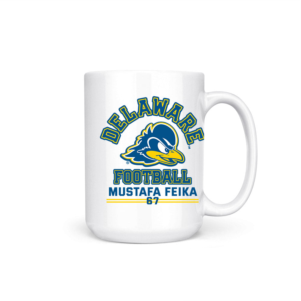 Delaware - NCAA Football : Mustafa Feika - Coffee Mug-0