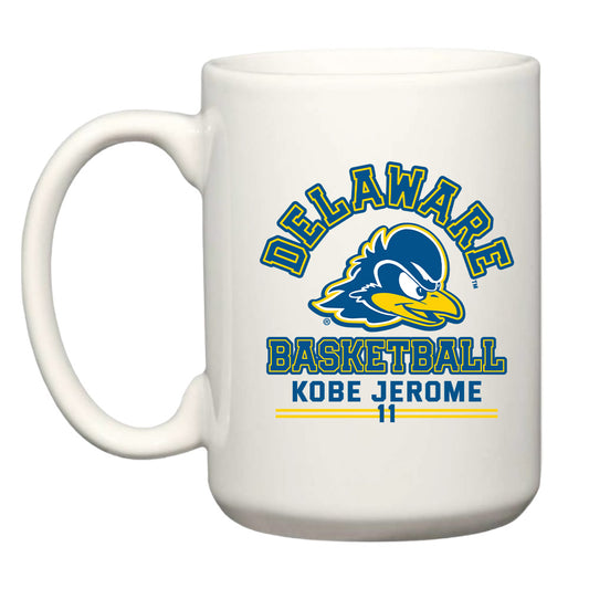 Delaware - NCAA Men's Basketball : Kobe Jerome -  Coffee Mug