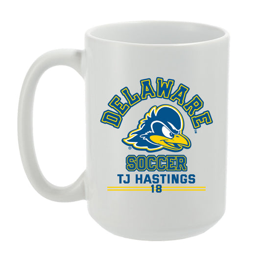 Delaware - NCAA Men's Soccer : TJ Hastings -  Coffee Mug
