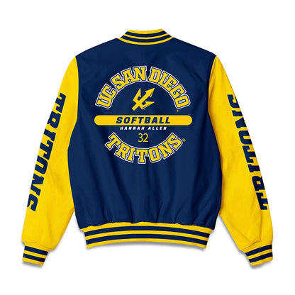 UCSD - NCAA Softball : Hannah Allen - Bomber Jacket-1