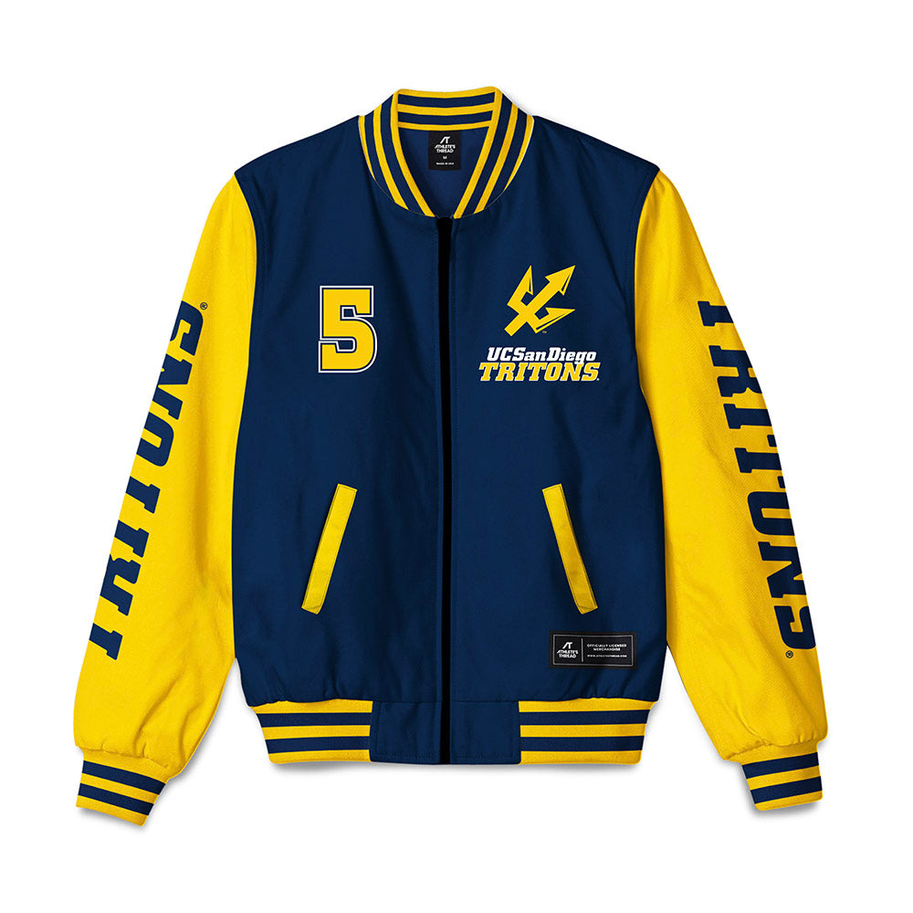 UCSD - NCAA Men's Volleyball : Evan Boyle - Bomber Jacket