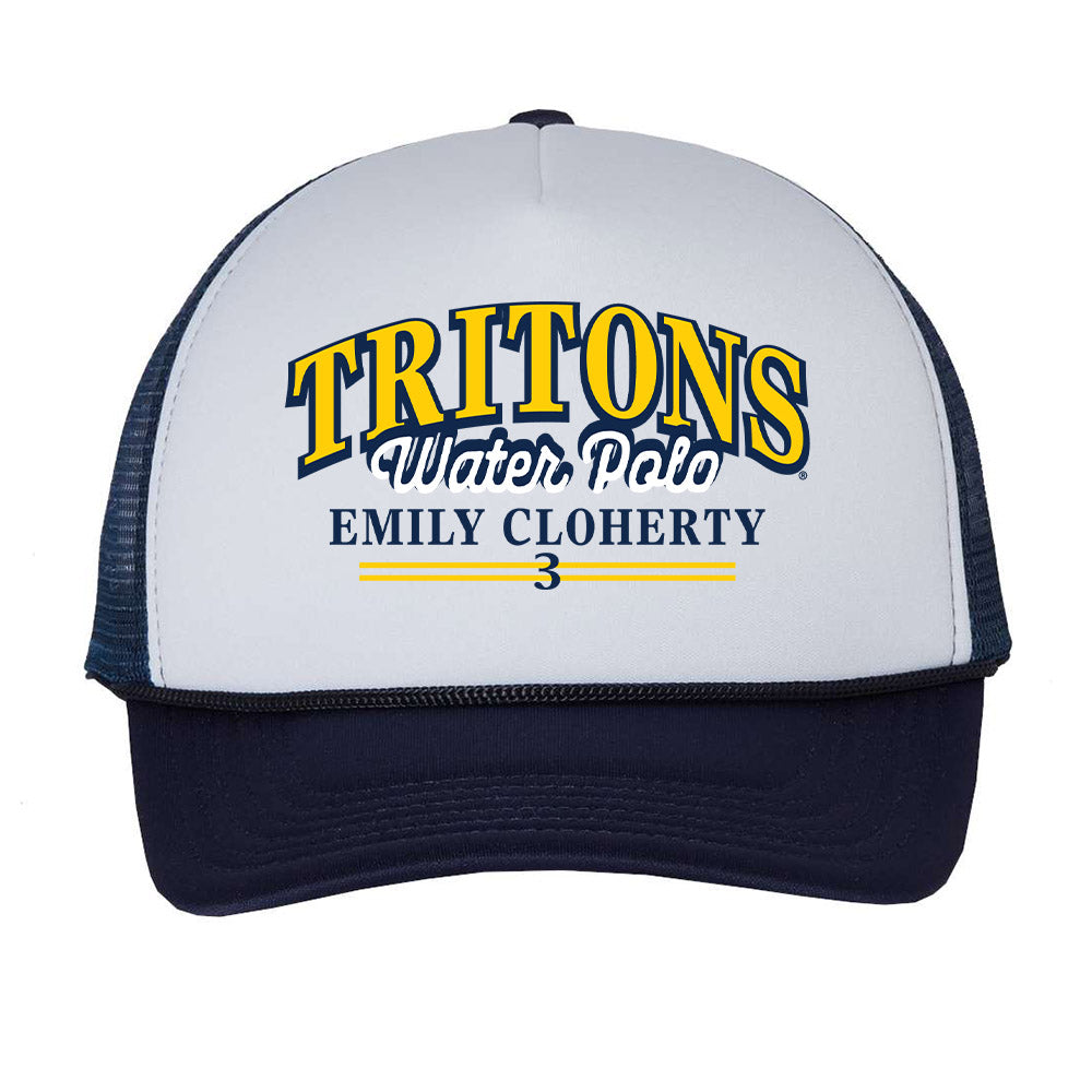 UCSD - NCAA Women's Water Polo : Emily Cloherty - Trucker Hat-0