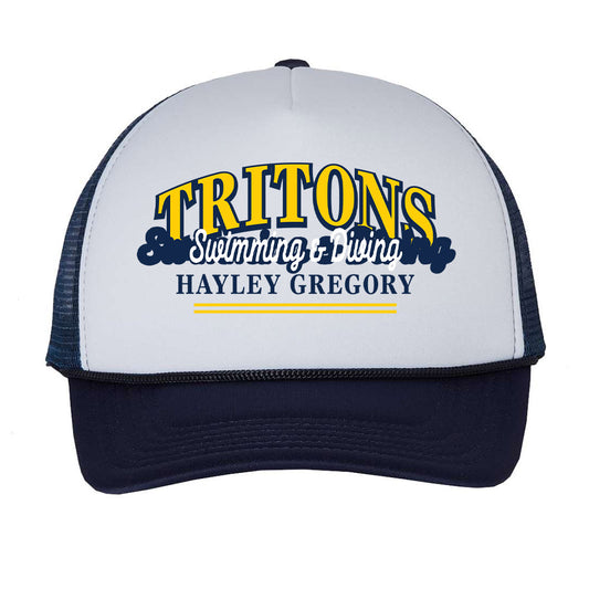 UCSD - NCAA Women's Swimming : Hayley Gregory - Trucker Hat-0