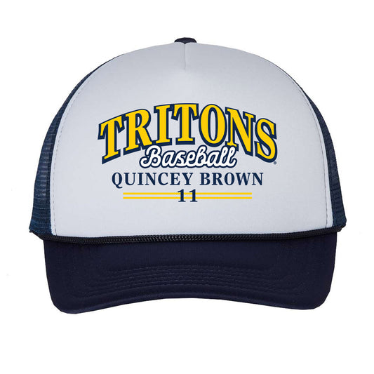 UCSD - NCAA Baseball : Quincey Brown - Trucker Hat-0