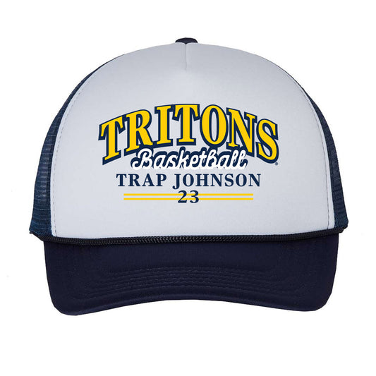 UCSD - NCAA Men's Basketball : Trap Johnson - Trucker Hat-0