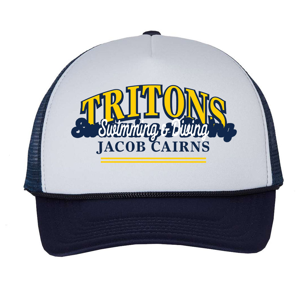 UCSD - NCAA Men's Swimming & Diving : Jacob Cairns - Trucker Hat