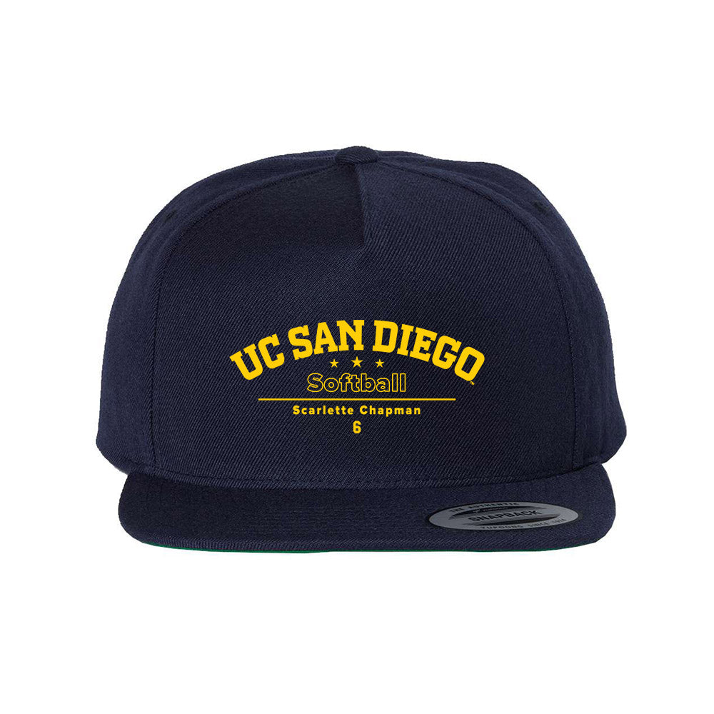 UCSD - NCAA Softball : Scarlette Chapman - Snapback Hat