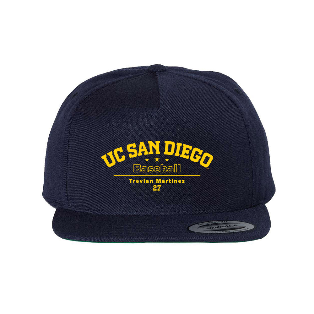 UCSD - NCAA Baseball : Trevian Martinez - Snapback Hat