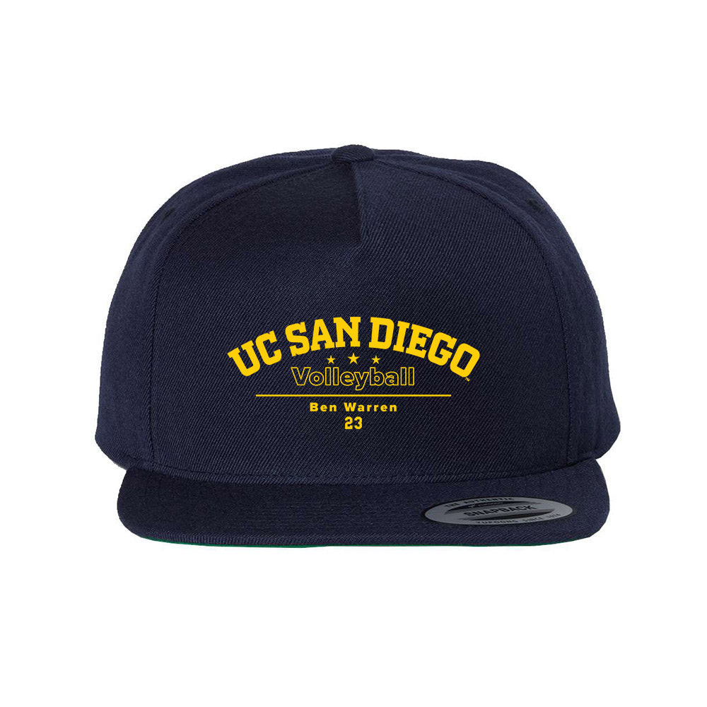 UCSD - NCAA Men's Volleyball : Ben Warren - Snapback Hat