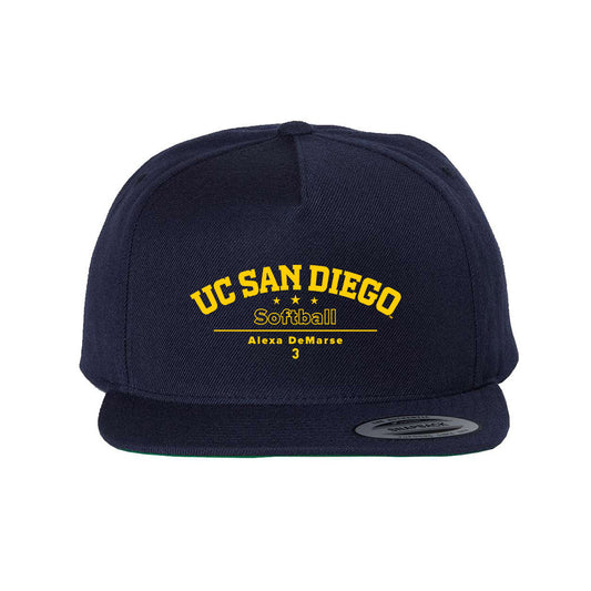 UCSD - NCAA Softball : Alexa DeMarse - Snapback Hat